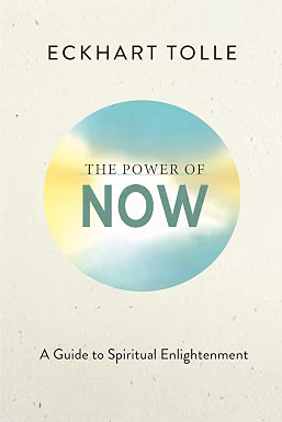 Book cover for 'The Power of Now' by Eckhart Tolle